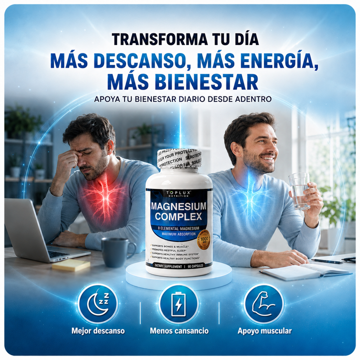 Suplemento Magnesio 8 en 1